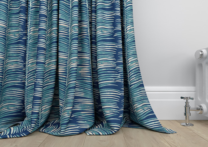 Melody Velvet, Blue Lagoon - Made to Measure Curtains - Image 6